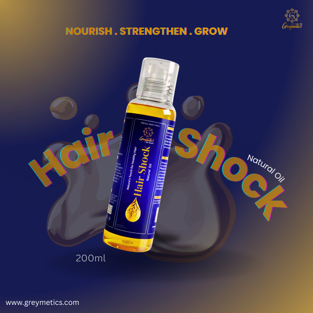 Hairshock Natural Hair Oil Family Pack of 2