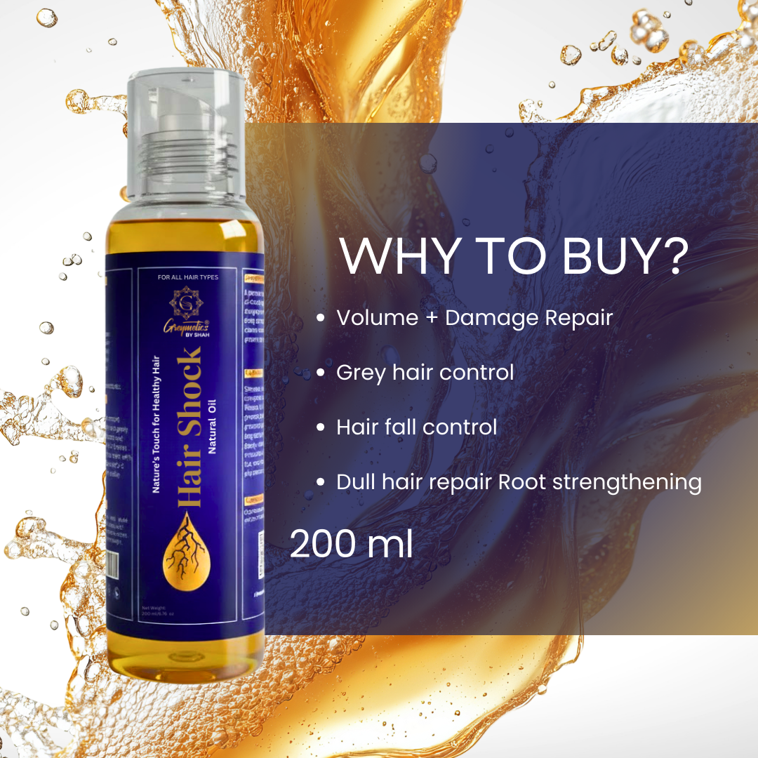 Hairshock Natural Hair Oil Family Pack of 2