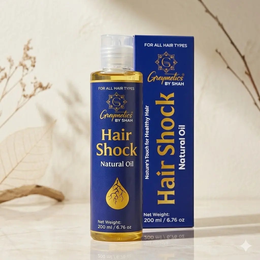 Hairshock Natural Hair Oil - Greymetics By Shah