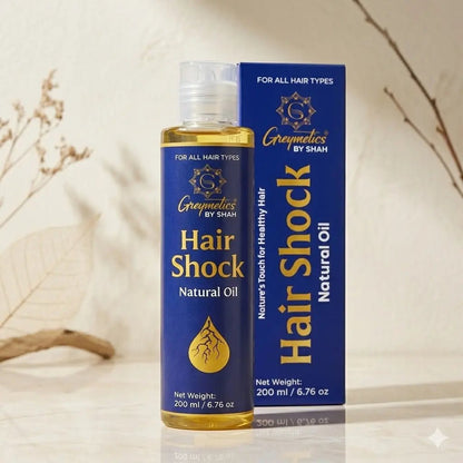 Hairshock Natural Hair Oil - Greymetics By Shah
